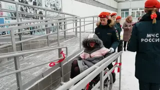 В красноярской школе № 148 появился пандус В красноярской школе № 148 появился пандус