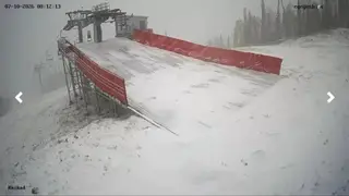 Шерегеш накрыл первый снегопад Шерегеш накрыл первый снегопад