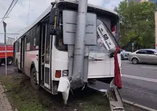 В Красноярске произошло ДТП с автобусом